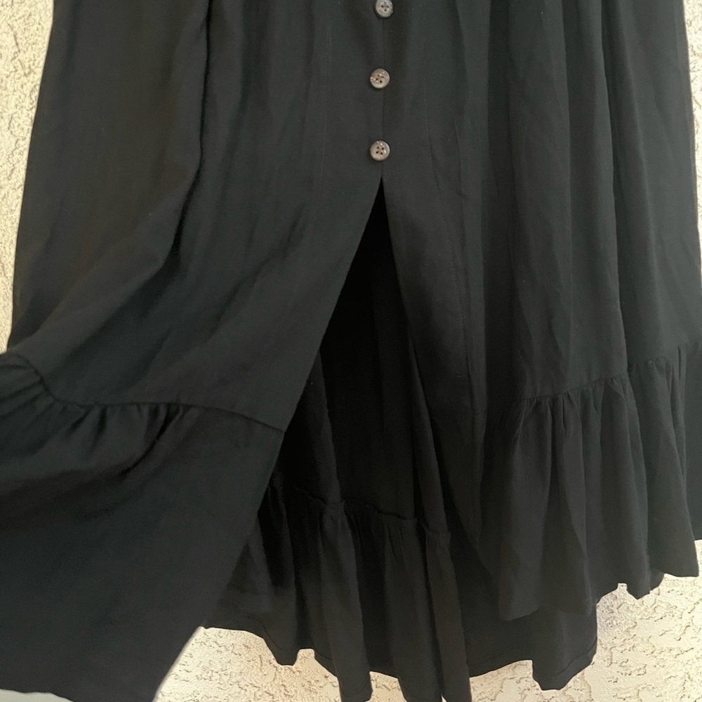 Divah  Elegant Black High-Low Skirt size L - Picture 3 of 15